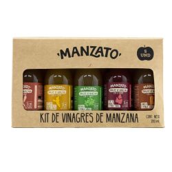 KIT DE VINAGRES DE MANZANA 280 ML MANZATO
