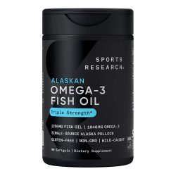 OMEGA 3FISH OIL ALASKAN 90 CAPSULE SPORTS RESEARCH