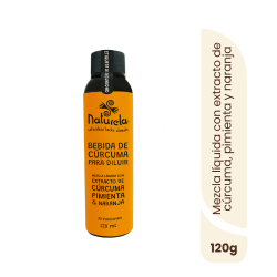 BEBIDA DE CURCUMA PARA DILUIR 120ML NATURELA
